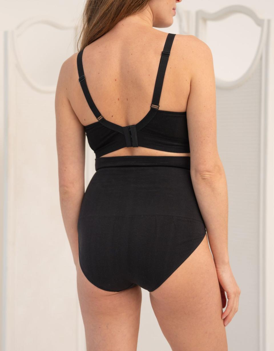 Twin Pack Post Maternity Shaping Briefs – Black | Women Seraphine Essentials